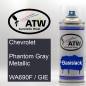 Preview: Chevrolet, Phantom Gray Metallic, WA690F / GIE: 400ml Sprühdose, von ATW Autoteile West.